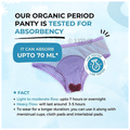 SochGreen Organic Bikini Period Panty Small Lavender Check thumbnail