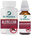 Dr Mantra Combo Pack of Alcoclear Capsule (30) & Alcoclear Drop (30ml) thumbnail
