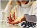 Frizty Weekly Pill Box Unit Black thumbnail