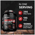 Fitgenix Nutrition Intense Whey 1:1 Ratio Whey Protein Isolate & Hydrolysate Powder Coffee thumbnail