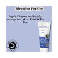 Dermisrty Combo Pack of Sensitive & Dry Skin Calming Soothening Body Milk Lotion (200ml) and Gentle Cleanser Face Wash (100ml) thumbnail