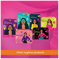 PINQ Polka Premium Cotton Feel Sanitary Pads (10 Each) XXL thumbnail