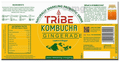 Tribe Kombucha Naturally Sparkling Probiotic Drink Gingerade (210ml Each) Ginger & Lemon thumbnail