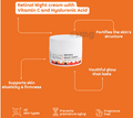 Health Sutra Retinol Night Cream with Vitamin C & Hyaluronic Acid thumbnail