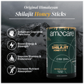Amocare Original Himalayan Shilajit Honey Stix | Just Honey, No Sugar thumbnail