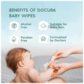 Docura Bubble Bath with Docura Baby Wipes 72wipes free thumbnail