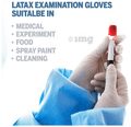 Otica Latex Powder Free Examintion Glove Medium White thumbnail