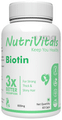 NutriVitals Biotin 3X Better Absorption Capsule thumbnail