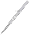 Agarwals Scalpel Handle No-3 with Sai Plus Life Carbon Steel Surgical Scalpel Blades No-11 (50) thumbnail