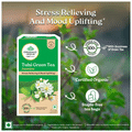 Organic India Tea for Immunity, Antioxidant Support & Stress Relief | Flavour Jasmine Green Tea thumbnail