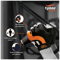 Tynor Tynogrip Training Gloves Black Large thumbnail