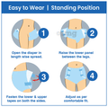 Tata 1mg Adult Diaper Tape Style | Size XL thumbnail
