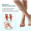 Venosan 100 Series AD Below Knee Length Class 3 Medical Compression Stockings Medium thumbnail