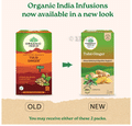 A TATA Product-Organic IndiaTulsi Ginger Green Tea for Stress Relief & Mood Upliftment | Caffeine Free thumbnail