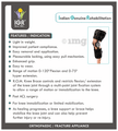 IGR R.O.M. Knee Brace Small Black Universal thumbnail