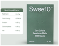 Swee10 Natural Stevia Sweetener 90 Sachet (1gm Each) thumbnail