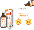 Cogni 3 Syrup with Omega 3 Fish Oil (EPA & DHA) | Sugar-Free | Flavour Mango Peach thumbnail
