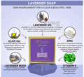Simply Vedic Combo Pack of Luxury Soap (100gm Each) Lavender & Shea Butter thumbnail