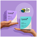 Sparkle Combo Pack of Bamboo Sanitary Pads Made with Natural Biodegradable Ingredients 2 Regular, 1 Overnight & 1 Large (7 Each) thumbnail