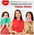 Colgate Visible White Toothpaste | Teeth Whitening Starts in 1 Week | (120gm Each) thumbnail