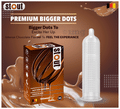 Stout Dotted Condom (10 Each) Chocolate thumbnail