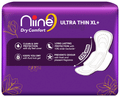 Niine Combo Pack of Dry Comfort Ultra Thin Pads XL (40) & XL+ (15) with Free Biodegradable Disposable Bags thumbnail