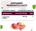 Vlado's Himalayan Organics Grape Seed Extract 500mg for Healthy Cholesterol Level thumbnail