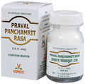 Virgo Praval Panchamrit Rasa Tablet Contain Mukta thumbnail