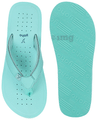 Yoho Lifestyle Ortho Soft comfortable and stylish flip flop Slipper for women ArchFlex Size 7 Aqua Blue thumbnail