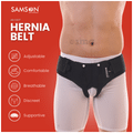 Samson Hernia Belt | Adjustable Support for Hernia Relief & Post-Surgery Recovery Universal Black thumbnail