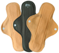 SochGreen Urine Leak Quick Dry Reusable Cloth Pads (3 Each) Green and Orange Large thumbnail