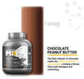 MuscleBlaze Biozyme Performance Whey Protein Powder (2kg Each) Chocolate Peanut Butter thumbnail