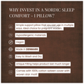 Nordic Sleep Fossflakes Comfort-I Pillow thumbnail
