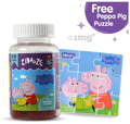 Kiddoze Combo Pack of Calcium & Omega & DHA Gummies (60 Each) thumbnail