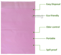 Hygiene Waste Disposal Bags (25 Each) Pink 8x10 thumbnail