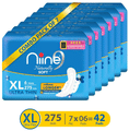 Niine Naturally Soft Pads (6 Each) with Biodegradable Disposal Bag Inside Free XL thumbnail