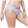 SochGreen Organic Bikni Everyday Undies. Lavender Check XXL thumbnail