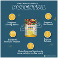 Patanjali Nutrela Men's Superfood with Protein for Digestion & Immunity | Flavour Powder Vanilla thumbnail