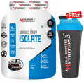 Animal Booster Nutrition Serious Whey Isolate Protein Powder Chocolate with Shaker Free thumbnail