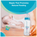 Vega Baby & Mom 4+ Month Baby Tritan Feeding Bottle Regular Neck Blue thumbnail