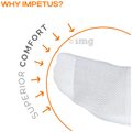 Impetus Low Cut Ankle Bamboo Socks-Women White Blue Universal thumbnail