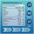 Calcium and Vitamin D3 Tablets with Zinc, Magnesium & Alfalfa | Citrate Malate Form | by Tata 1mg thumbnail