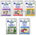 TummyFriendly Foods Stage 3 Sprouted Porridge Mixes Trial Packs Sprouted Ragi, Brown Rice, Oats, Sathu Maavu, Pulses, Vegetables & Fruit (50gm Each) thumbnail