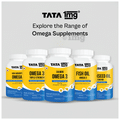 Krill Oil Omega-3 with CoQ10 | 1000mg Krill Oil, EPA, DHA & Astaxanthin | by Tata 1mg thumbnail
