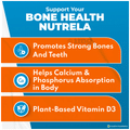 Patanjali Nutrela Vitamin D 2K for Bone Health | Flavour Vanilla Chewable Tablet thumbnail