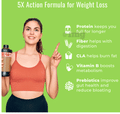 Incredio Slim Shake for Weight Management | Meal Replacement Powder with Shaker (480gm Each) Chocolate thumbnail