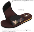 Doctor Extra Soft D53 Camo Care Orthopaedic and Diabetic Adjustable Strap Super Comfort for Men Brown 11 thumbnail