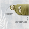 Sarveda Crescent Zafu Meditation and Yoga Cushion Rouge Pink thumbnail