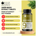 Bliss of Earth Safed Musli 500mg Tablet thumbnail