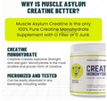 Muscle Asylum Raw Creatine Monohydrate Powder thumbnail